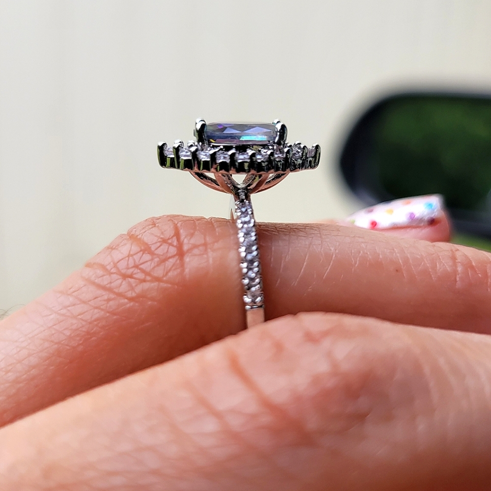 ROYAL Magical and Mystical Rainbow Aurora Borealis Crystal Diamond Princ⌠- Picture 6 of 6
